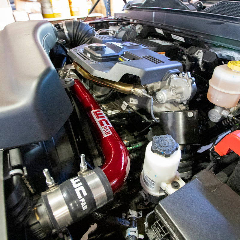 Wehrli 19-24 6.7L Cummins Standard Output (SO) Upper Coolant Pipe - Illusion Blueberry