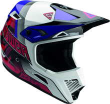 Load image into Gallery viewer, Answer AR1 Vendetta Helmet Red/White/Purple Youth - Medium