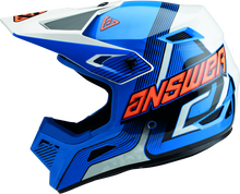 Load image into Gallery viewer, Answer AR1 Vendetta Helmet Blue/White/Orange - XS