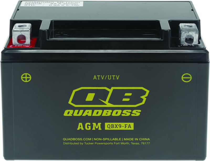 QuadBoss Maintenance-Free AGM Battery QBX9-FA