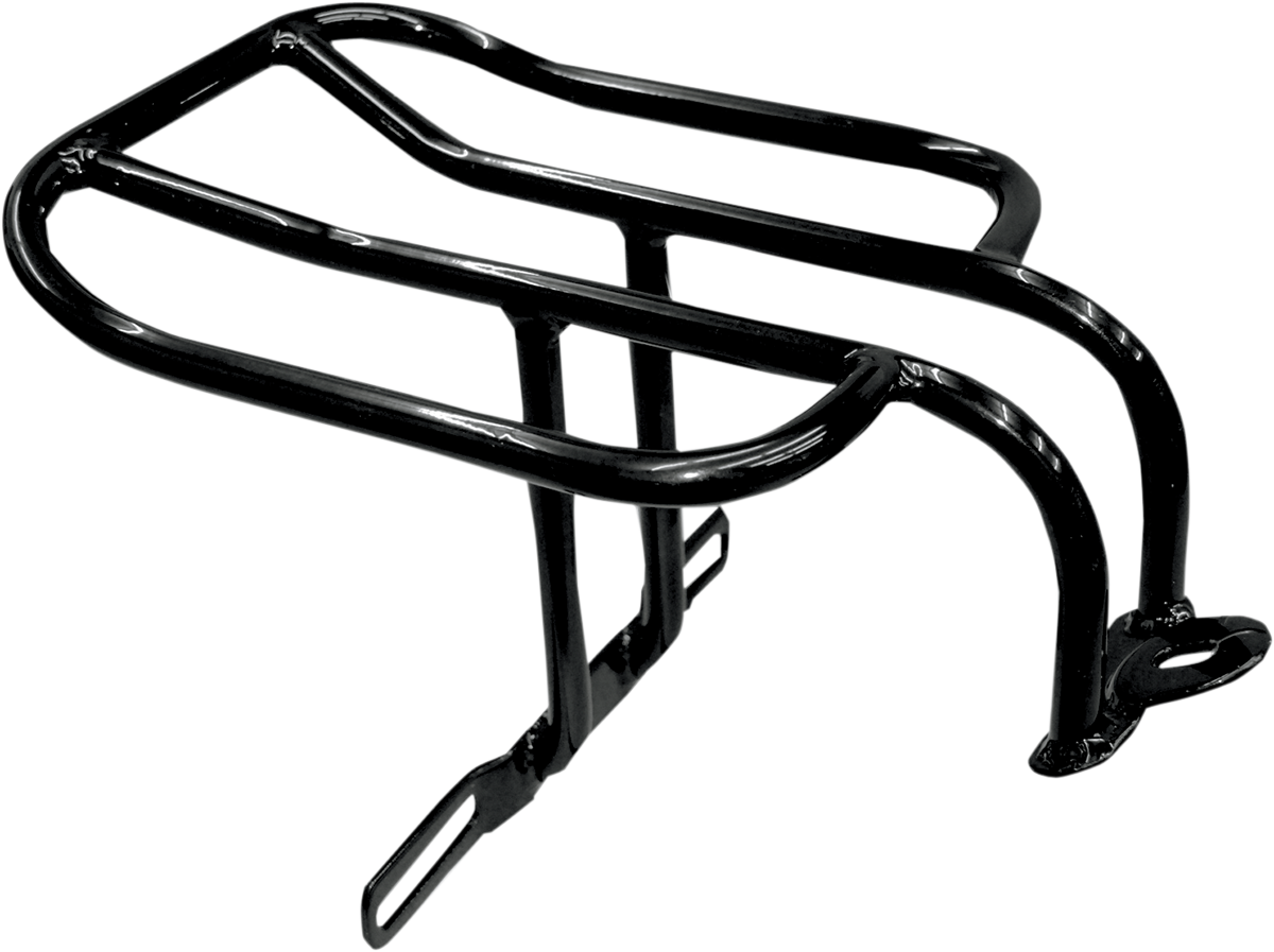 Drag Specialties XL Luggage Rack - Black - Part Number 77-0054B
