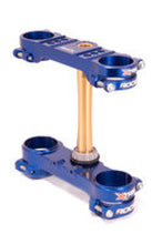 Load image into Gallery viewer, XTrig 2019 Sherco 125-500 SC / SCF/ SE / SEF ROCS Tech Triple Clamp 22 mm. Offset M12 - Blue KYB