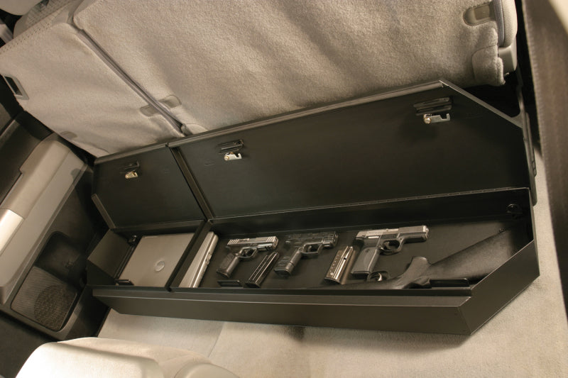 Tuffy 07-21 Toyota Tundra Double Cab Underseat Lockbox W/ Combo Lock