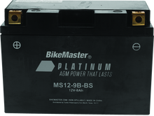 Load image into Gallery viewer, BikeMaster AGM Battery - MS12-9B-BS