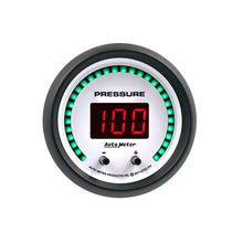 Load image into Gallery viewer, Autometer 52.4mm White Switchable 0-1600 PSI/0-110 BAR Fluid Pressure Phantom Elite Digital Gauge