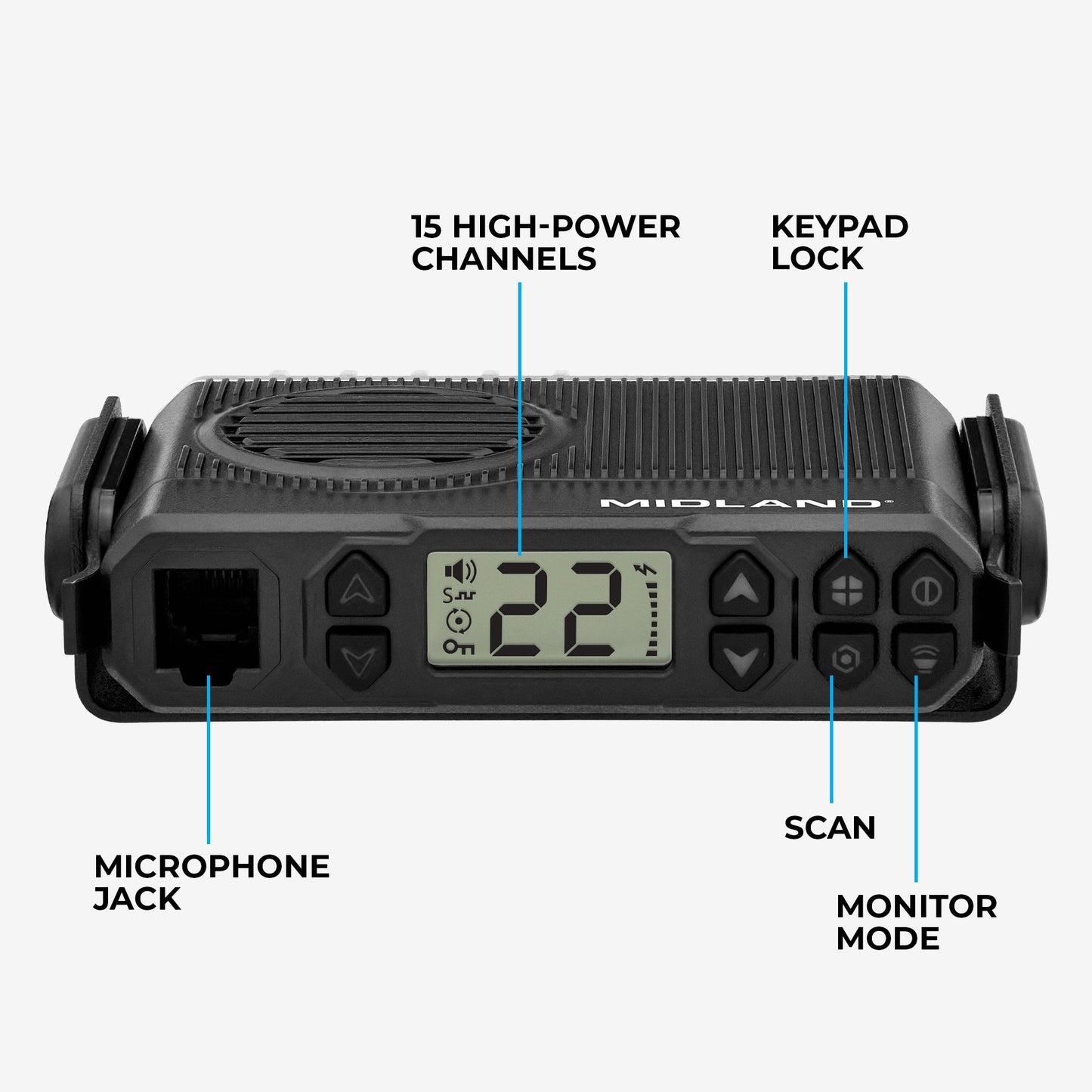 MXT105 5W GMRS MicroMobile Two-Way Radio