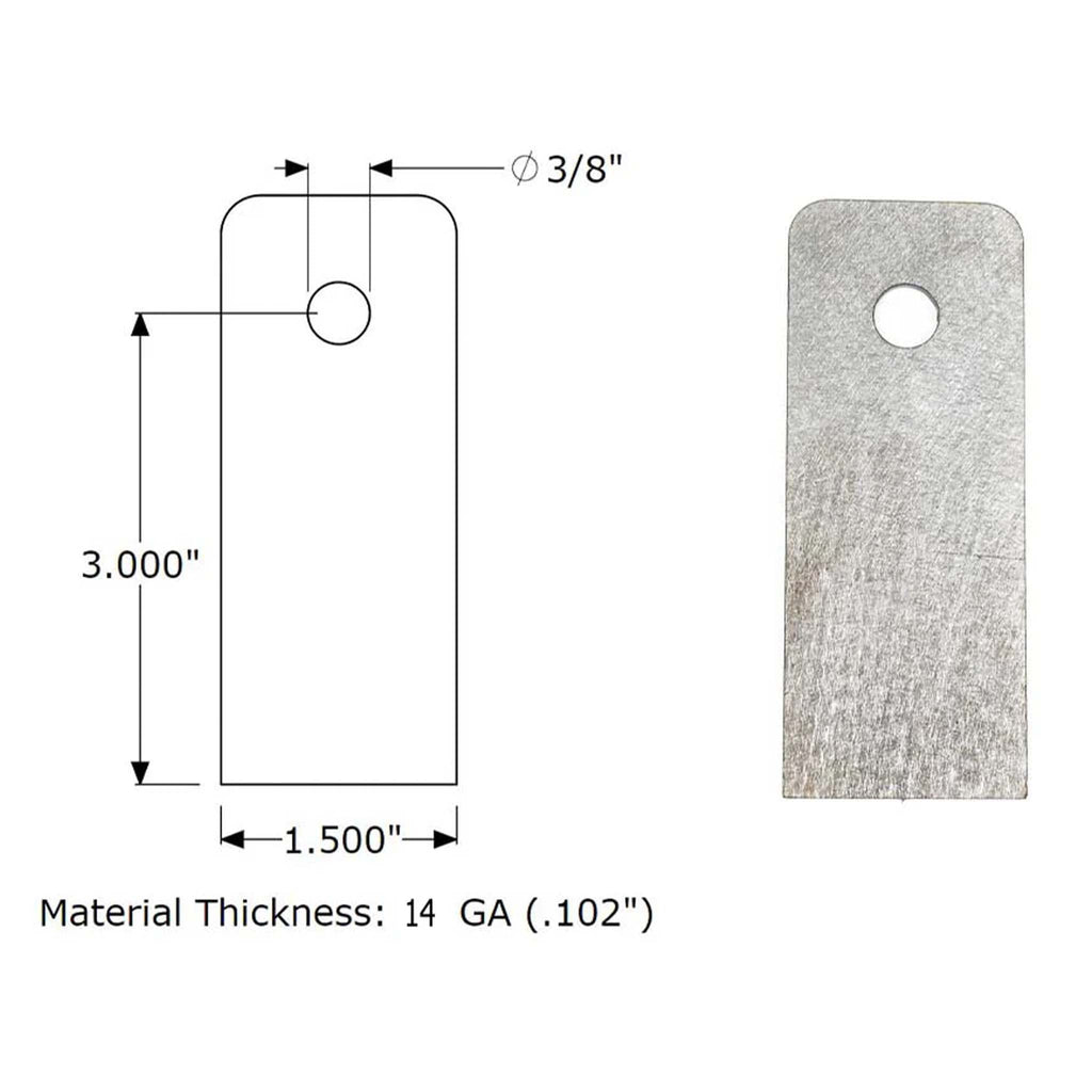 3/8"ID x 1-1/2"OD Fender Washers