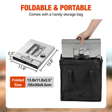 Load image into Gallery viewer, Foldable Stainless Steel Camping Oven with 3 Tier Grill for Propane Stove Baking Outdoor Cooking