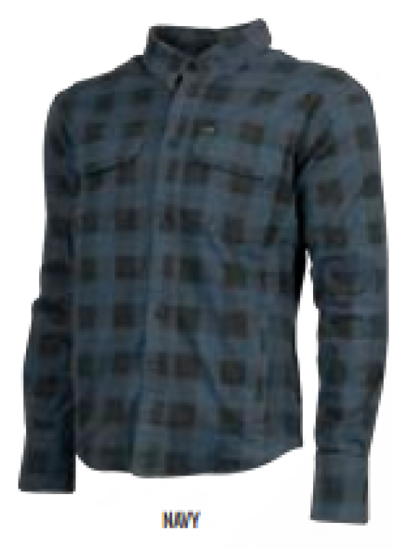 Speed and Strength True Grit Armored Motoshirt Navy/Black - Medium