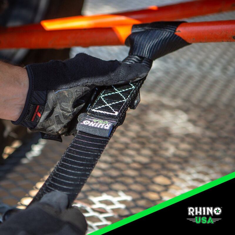 Rhino USA Soft Loops Motorcycle Tie-Down Set 4-Pack Black