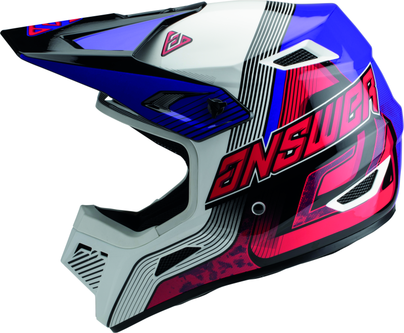 Answer AR1 Vendetta Helmet Red/White/Purple - XS