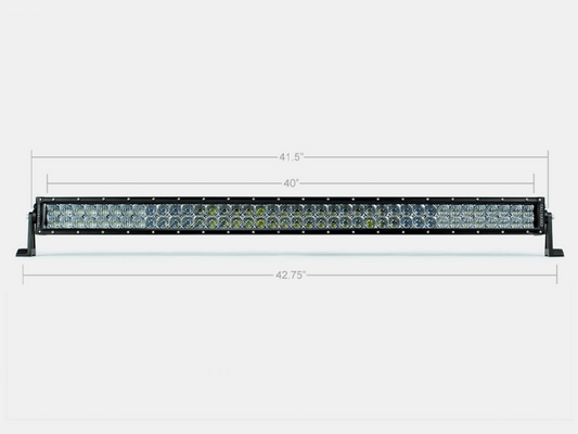 Cali Raised 42 Dual Row 5D Optic Osram Led Bar - Spot
