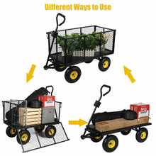 Load image into Gallery viewer, Heavy Duty 800lbs Steel Garden Cart