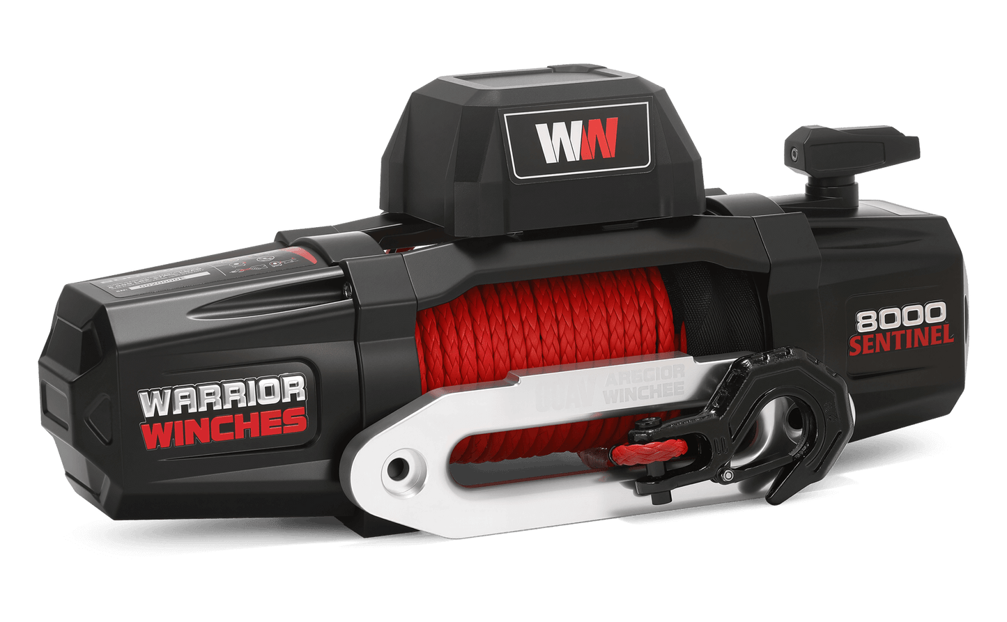 Sentinel 8,000lb Electric Winch - 12v Synthetic Rope