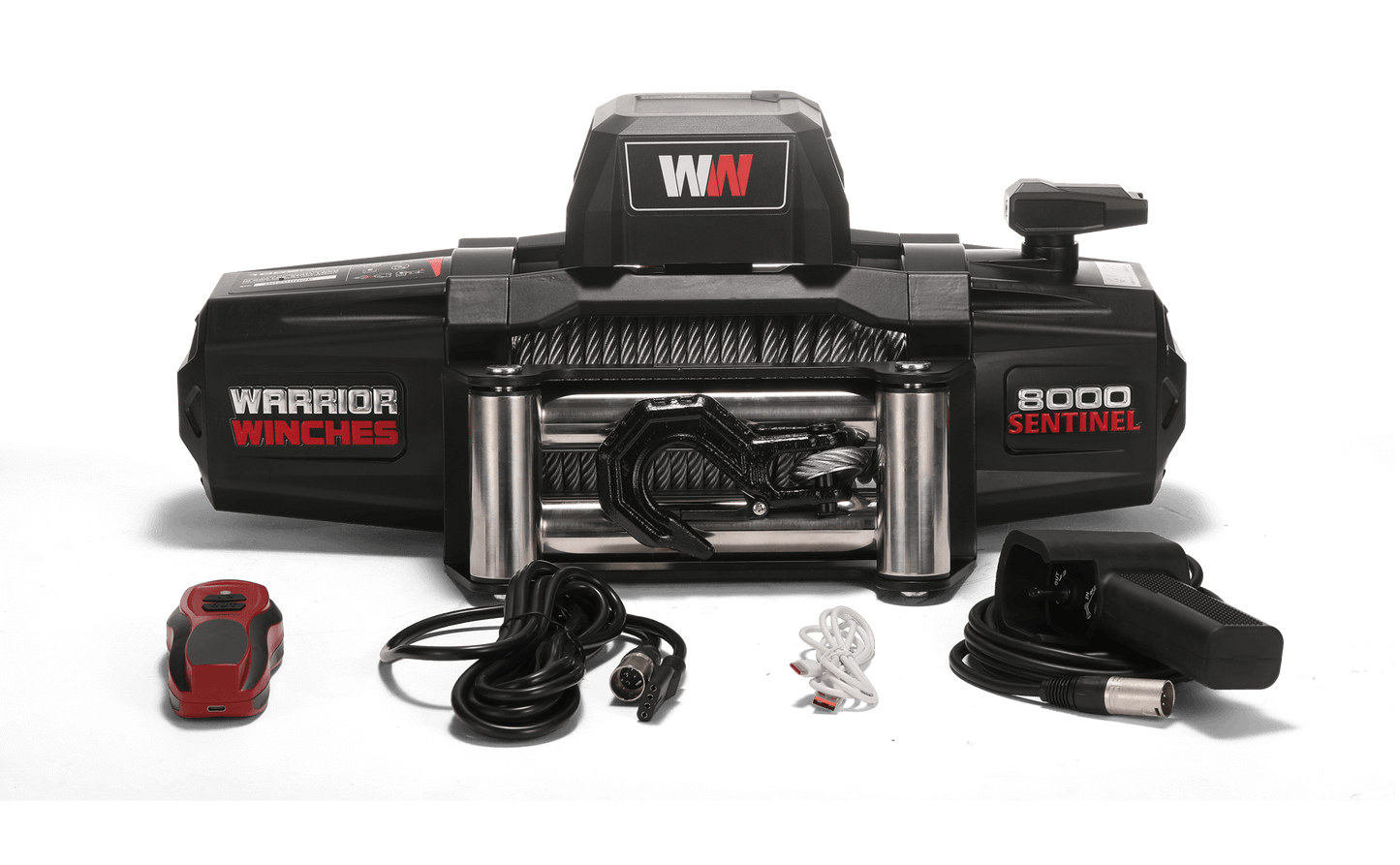 Sentinel 8,000lb Electric Winch - 12v Steel Rope