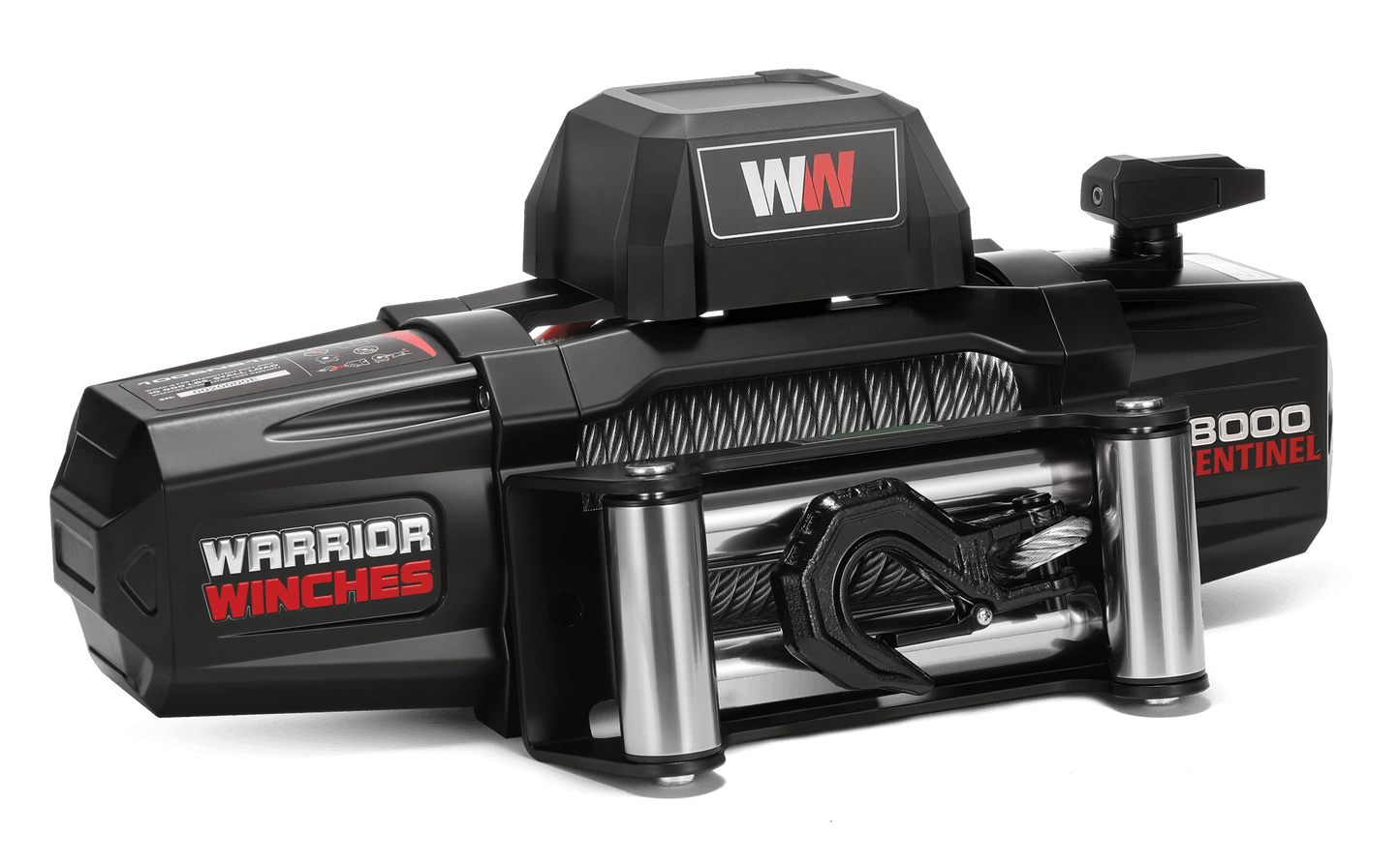 Sentinel 8,000lb Electric Winch - 12v Steel Rope