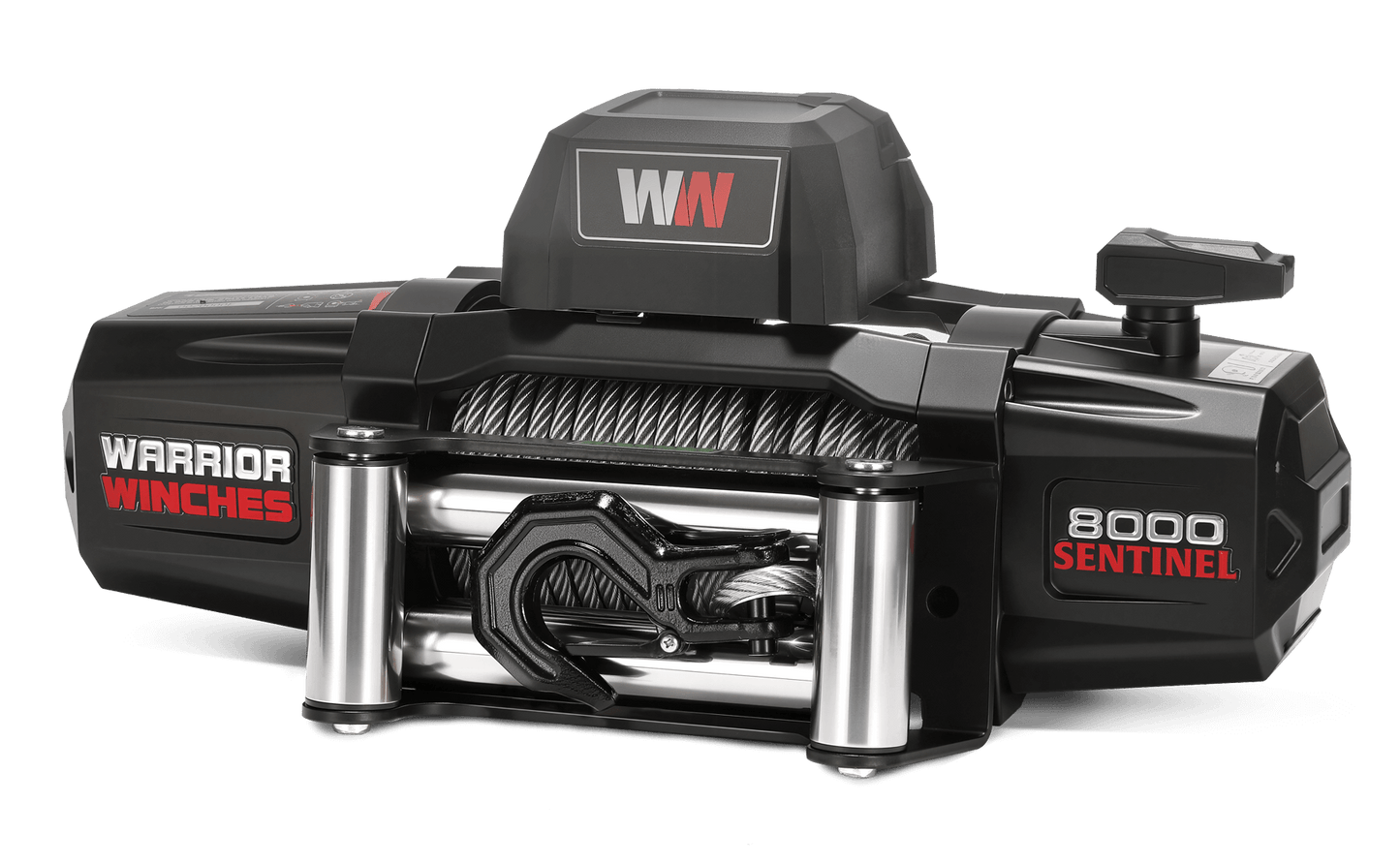 Sentinel 8,000lb Electric Winch - 12v Steel Rope