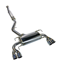 Load image into Gallery viewer, Remark 08-14 Subaru WRX STi GR Hatch Sports Touring Cat-Back Exhaust - SS Quad Tips (Resonated)