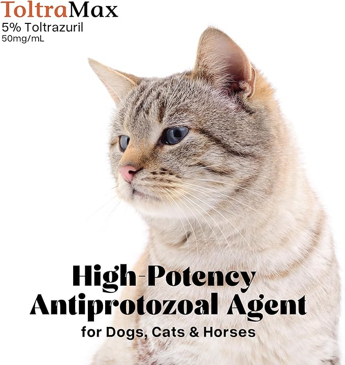 Toltrazuril 5.0% for Horses, Dogs, Cats, 960mL/32.4 Ounce, for Non-Food Chain Animals, Chicken