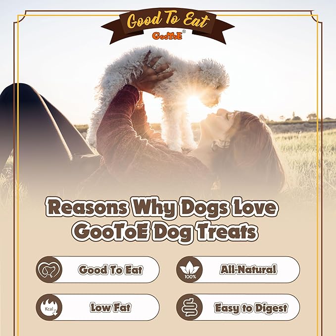 Gootoe Chicken Dog Treats – Chicken Sticks (Mini) 1.5 lb – All Natural, Grain-Free, Low Fat, Premium Training Chews, Healthy & Easily Digestible