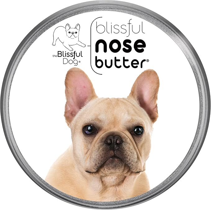The Blissful Dog Fawn French Nose Butter, Versatile Dog Nose Balm for Dry Nose, Handcrafted Nose Moisturizer, Easy-to-Apply Dog Essentials, Unscented, 1 oz.