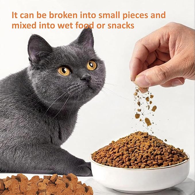 Hairball Treats for Cats - Hairball Remedy Chews with Omega 3&6, Psyllium Husk, Zinc & Biotin - Salmon Flavor for Hairball Control, Digestive Health & Skin Support, 100ct (ND-044)