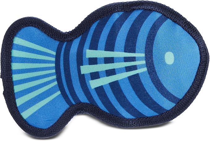Barkbox Super Chewer Rad Herring Hard Core Toy with Rip Away Plush for Aggressive Chewers, Medium