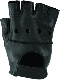 Kuryakyn Leather By River Road Hollister Shorty Gloves Black - 3XL