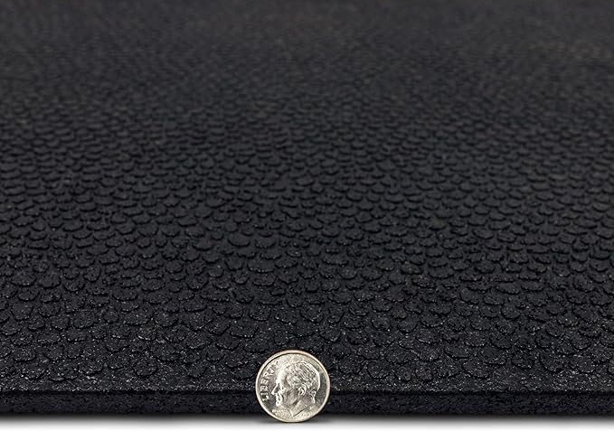 Mohawk Home Heavy Duty Rubber Stall Mat - Gym Floor- Under Dog Crate - All Purpose Utility 3' x 4' - 1/2" Thick