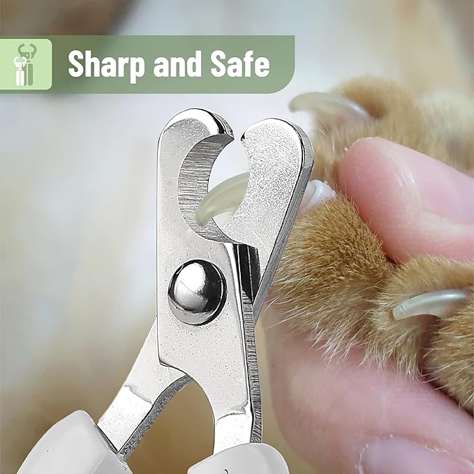 Mr. Pen Cat Nail Trimmer - Cat & Dog Nail Clippers, Claw Trimmer - Orange/Black