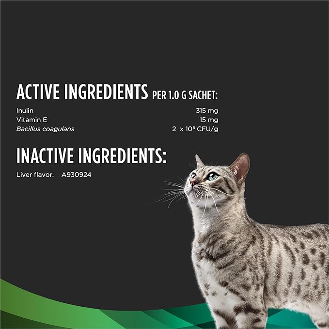 Purina Pro Plan Veterinary Cat Supplements Multi Care Feline Supplement – Digestive Probiotics for Cats – Immune Support Cat Supplement - 30 ct. Box