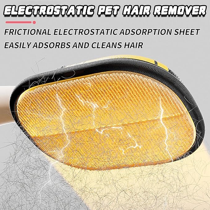 2025 New Pet Hair Removal Glove for Cats & Dogs, Grooming Gloves for Dogs, Static Removal Gloves for Pet Hair, Reusable Pet Hair Remover Glove(3)