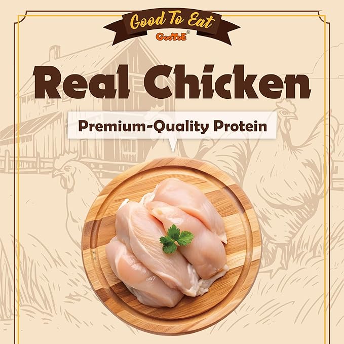 Gootoe Chicken Dog Treats – Chicken Dipped Sticks 1.5 lb – All Natural, Grain-Free, Low Fat, Premium Training Chews, Healthy & Easily Digestible