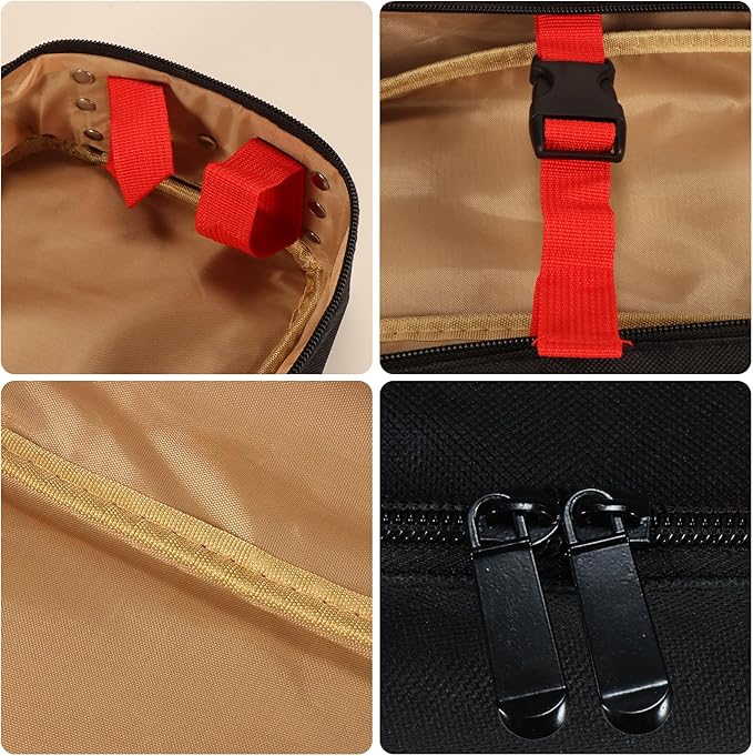 Asooll Horse Tail Extension,Horse Harness Bag,Black