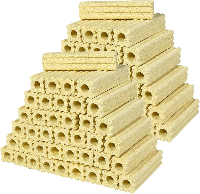 42pcs 6.1 Inch Aquarium Ceramic Bio Filter Media,Ceramic Bio Media Blocks for Fish Tank and Koi Pond