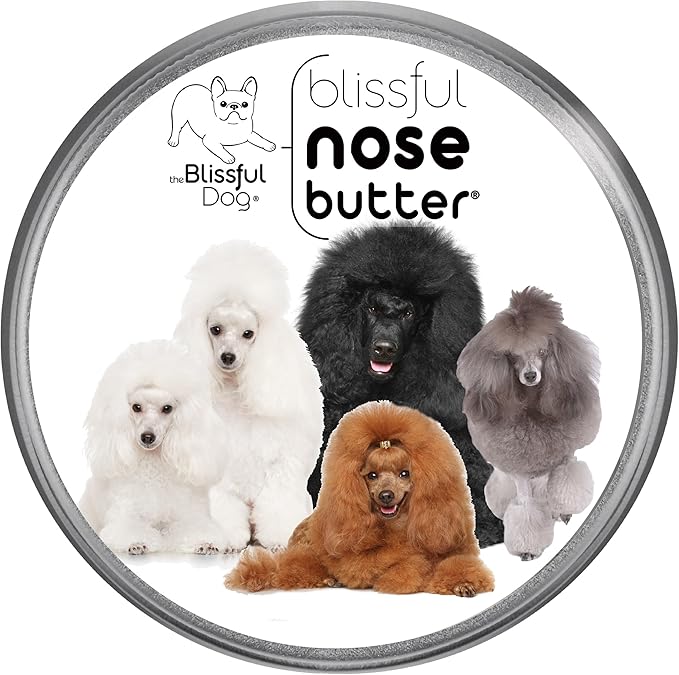 The Blissful Dog Poodle Unscented Nose Butter - Dog Nose Butter, 16 Ounce