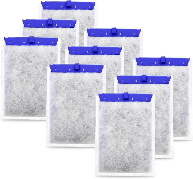 9 Pack Aquarium Filter Cartridge Compatible with Whisper Power Filters,Large Replacement Filter Cartridges for PF20/PF30/PF40/PF60