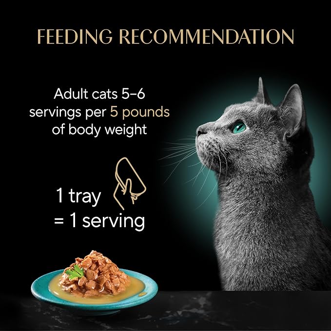 Sheba Gravy Indulgence Adult Wet Cat Food Chicken Entree in Extra Gravy, 2.6 oz. Twin-Pack Trays (24 Count, 48 Servings)