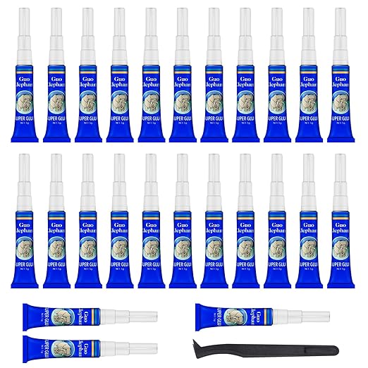 Aquarium Glue Fish Safety, 25Pcs Coral Reef Glue for Plants Moss, Coral, Stone, Wood Aquascaping, Quick Drying (25)