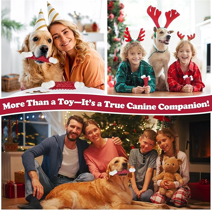 Tough Dog Toys, Dog Toys for Aggressive Chewers Large Breed, Aggressive Chew Toys for Large Dogs (2 Pack)