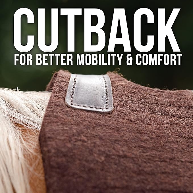 Professional's Choice 100% Steam-Pressed Wool Felt Saddle pad