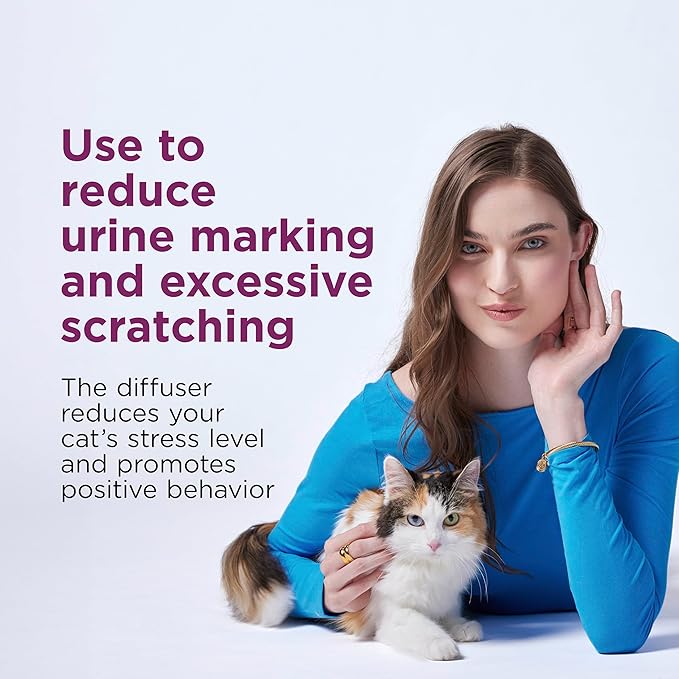 COMFORT ZONE Value Kit: 3 Cat Calming Diffusers & 6 Refills; Cat Pheromones Help Anxiety; Reduce Stress, Urine Marking, Scratching