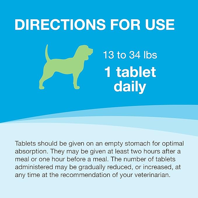 Nutramax Denosyl Liver and Brain Health Supplement for Medium Dogs - With S-Adenosylmethionine (SAMe), 30 Tablets