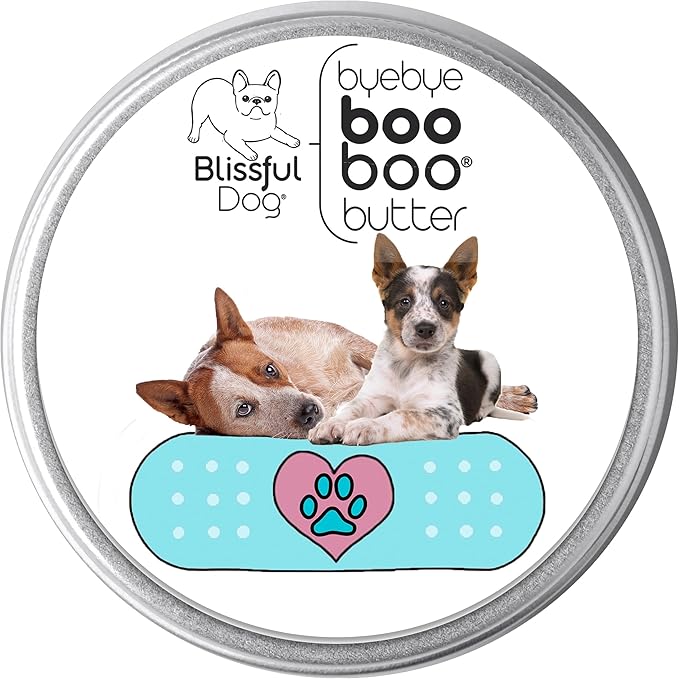 The Blissful Dog 1 oz TIN AUSTRAILIAN Cattle Dog Booboo Butter
