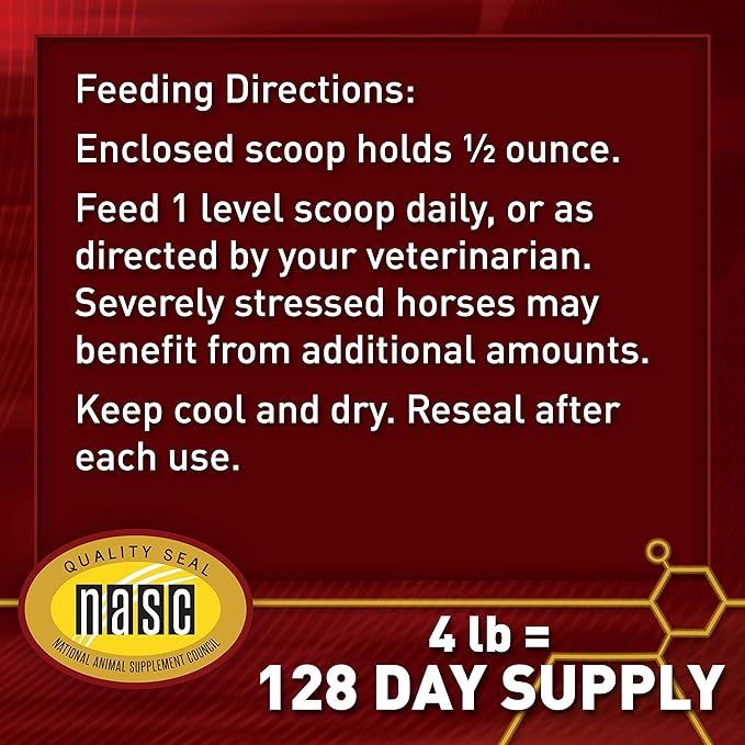 Pro E-5000 Premium Quality Horse Vitamin E, 4 lbs., 128-Day Supply