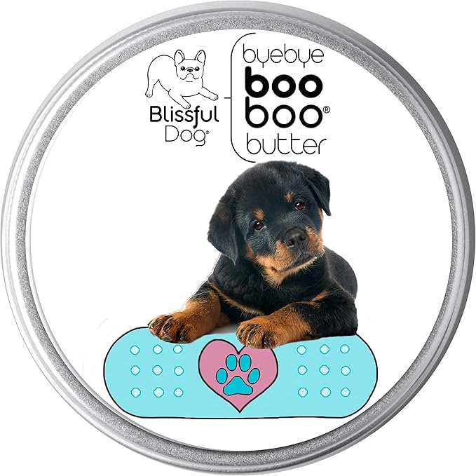 The Blissful Dog 8 oz TIN Rottweiler Booboo Butter
