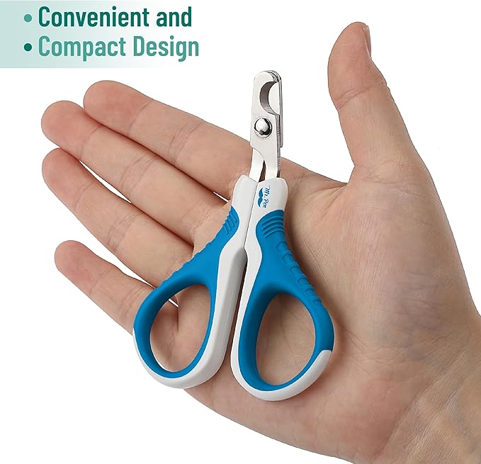 Mr. Pen Cat Nail Trimmer - Blue & White, Cat & Kitten Nail Clipper, Pet Claw Trimmer for Small Dogs