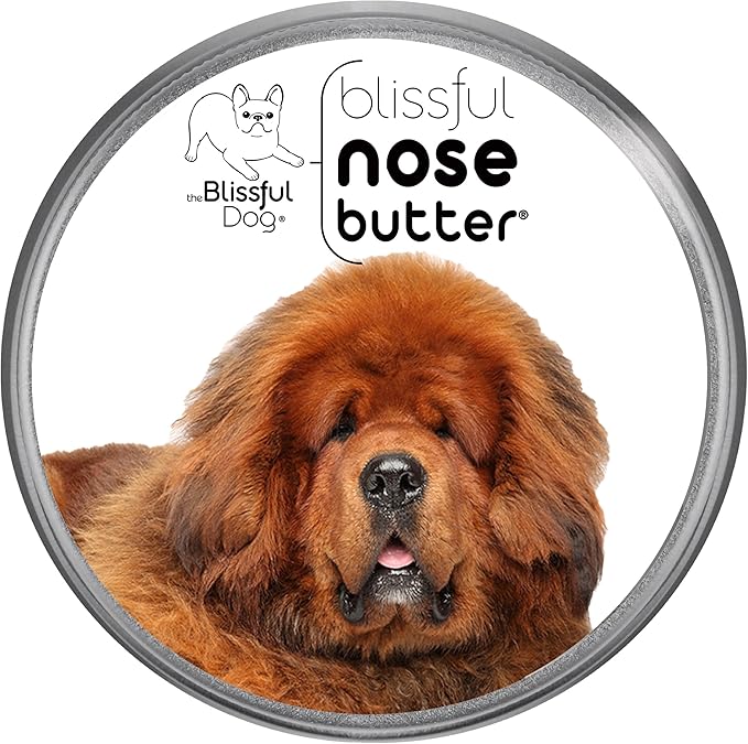 The Blissful Dog Tibetan Mastiff Unscented Nose Butter - Dog Nose Butter, 8 Ounce