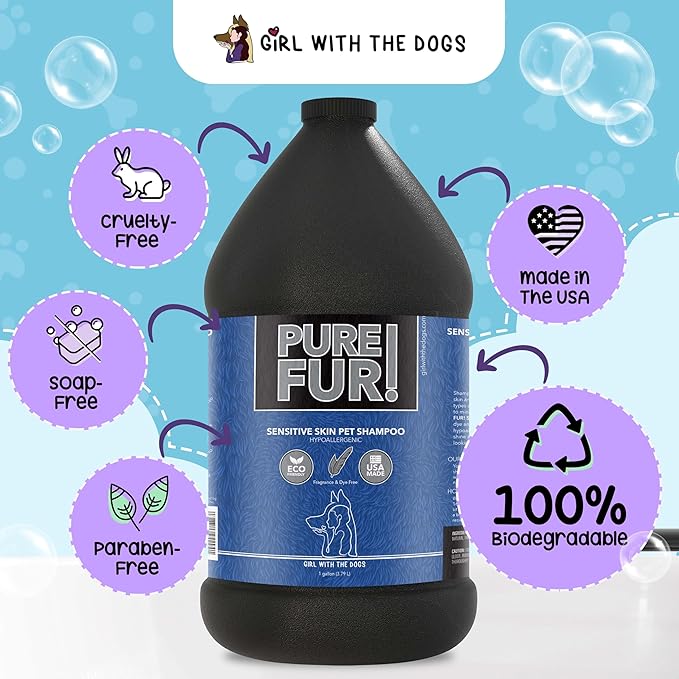 Pure Fur! Sensitive Skin Pet Shampoo, 1 Gallon