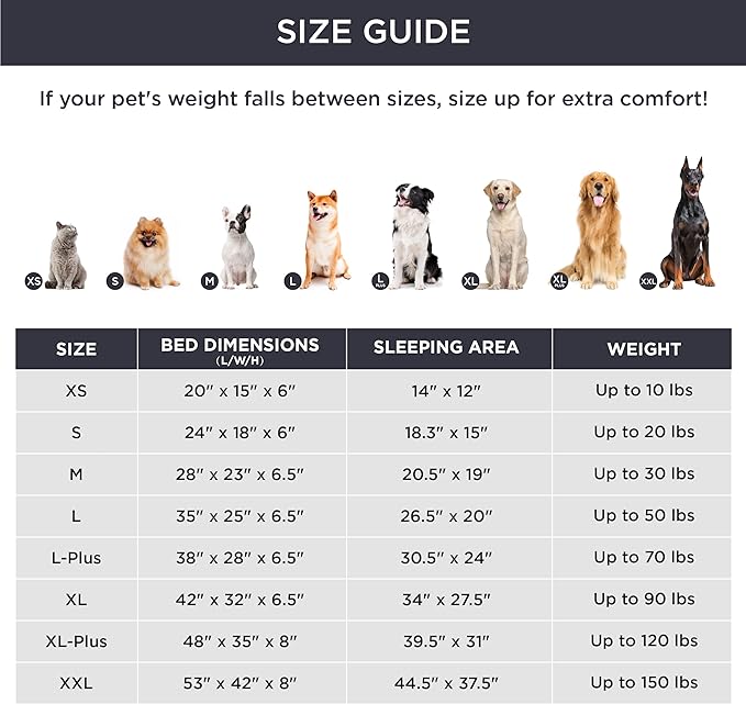 Bedsure Orthopedic Dog Beds for Small Dogs - Washable Small Dog Cat Bed Waterproof, Comfort Pet Couch Sofa with Washable Removable Cover, Pets Bed with Nonskid Bottom, Dune Haze Blue, 24"